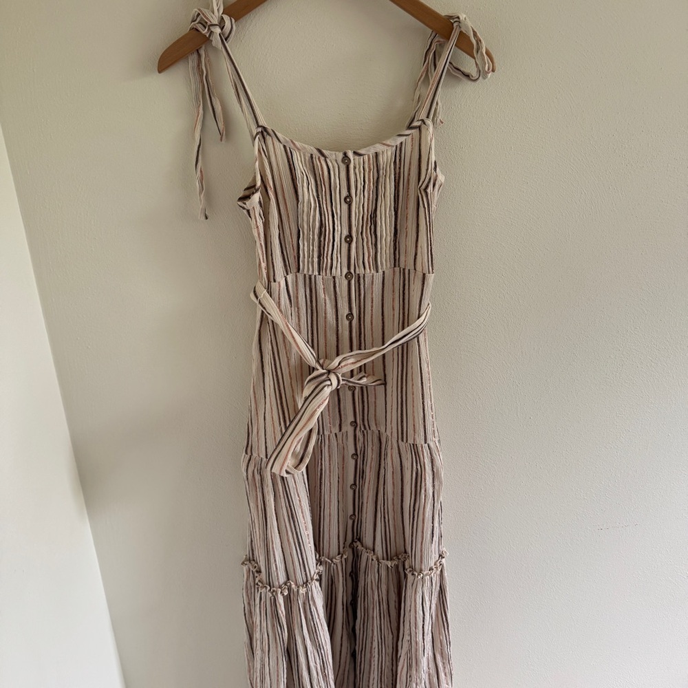 Veronica Beard Cotton Striped Maxi Dress XS - Picture 2 of 11